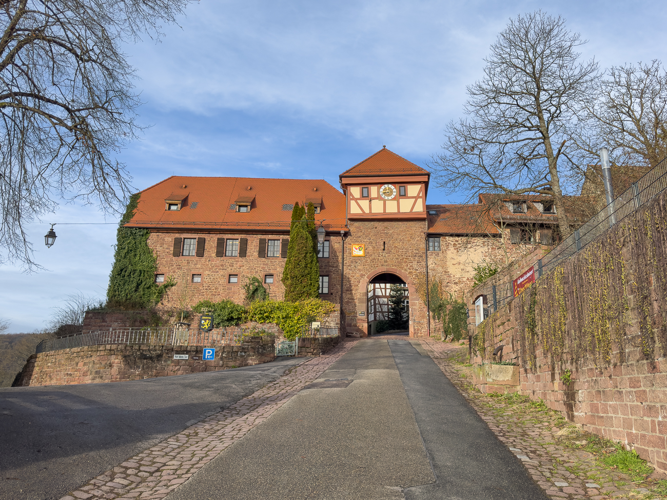Zugang zur Burg Dilsberg