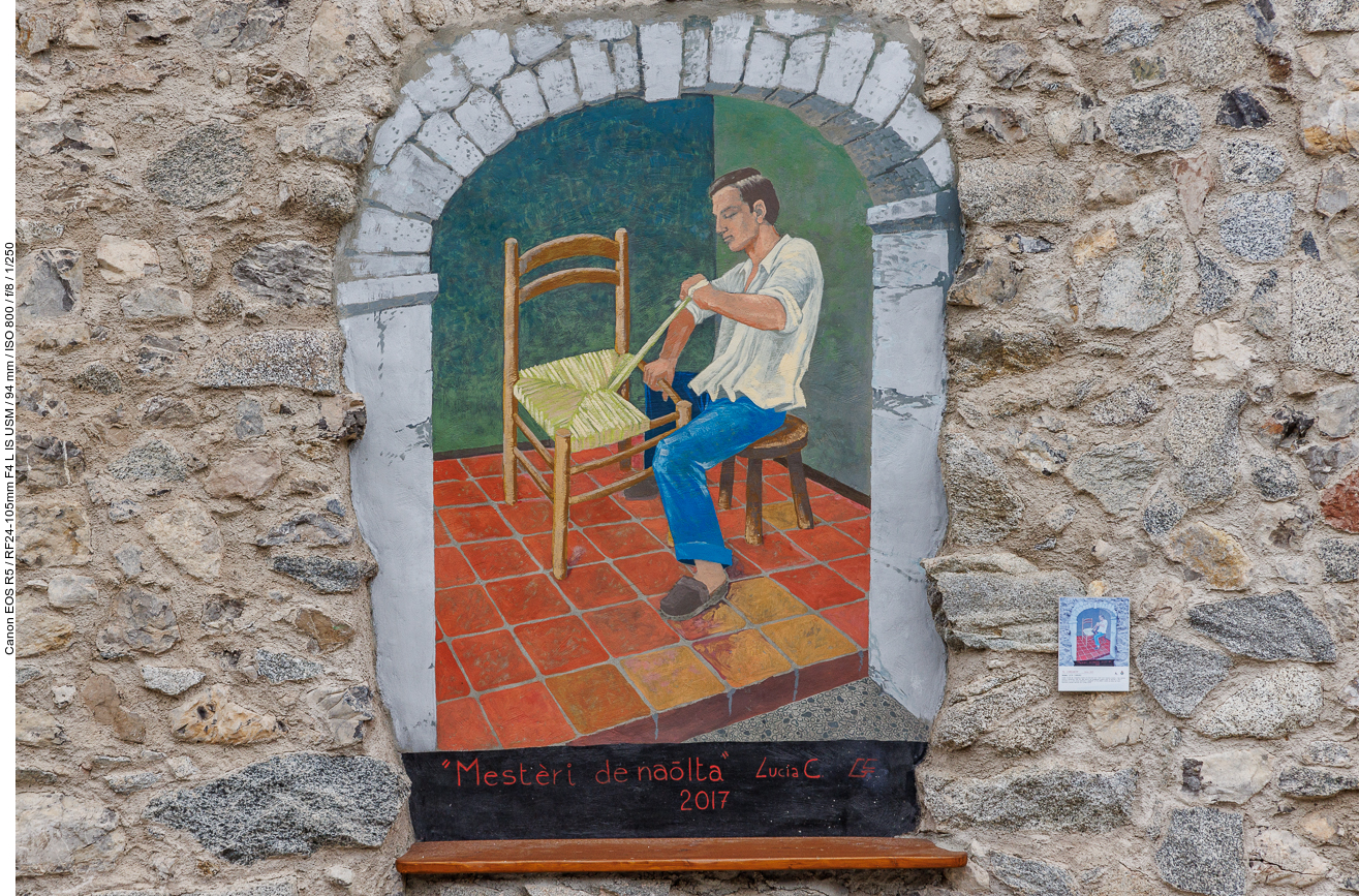 "Das alte Handwerk", der Stuhlmacher aus Naolta
