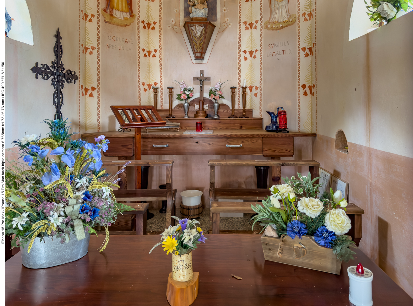 Das Innere der Kapelle