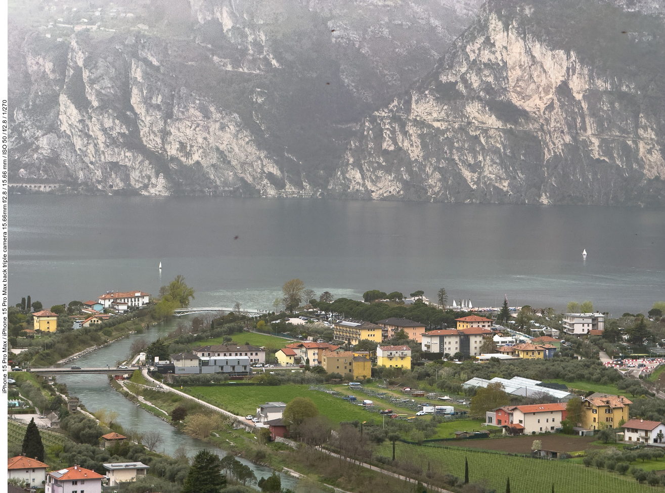 Die Mündung des Fiume Sarce