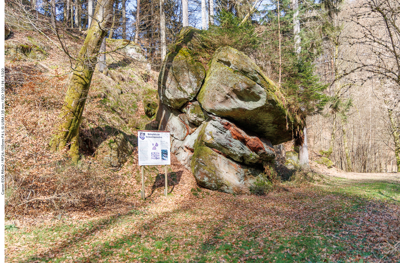 Am Wohnplatz der Steinzeitmenschen ...