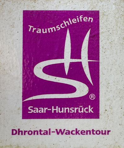 Kennzeichnung der Traumschleife "Dhrontal-Wackentour"