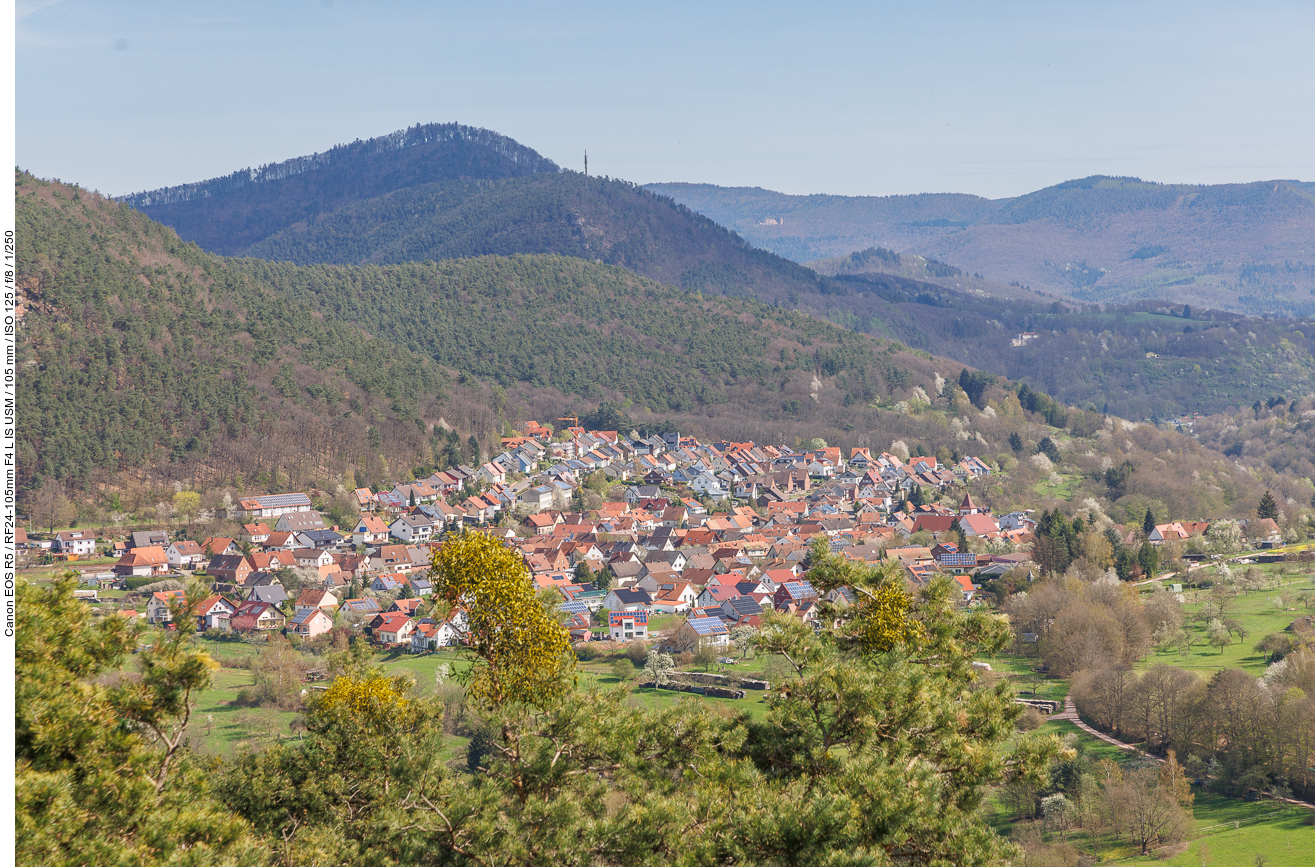 Blick in die Landschaft links