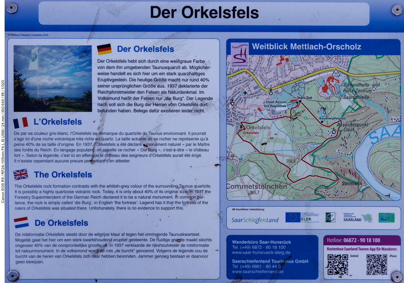 Infos zum Orkelsfels