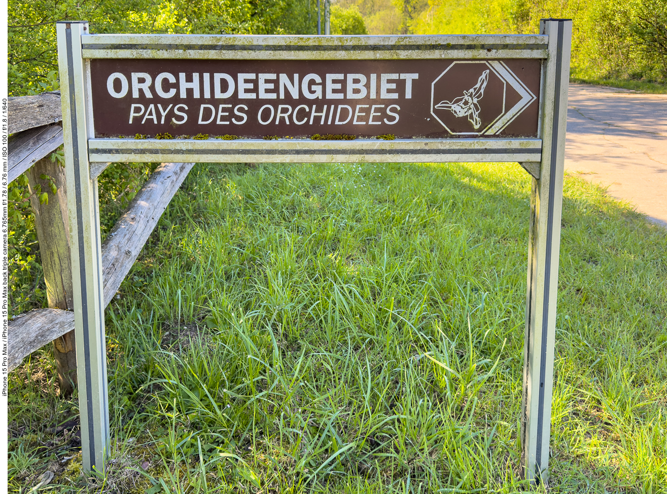 Das gute Bosch-Profil hält das Schild ;-)