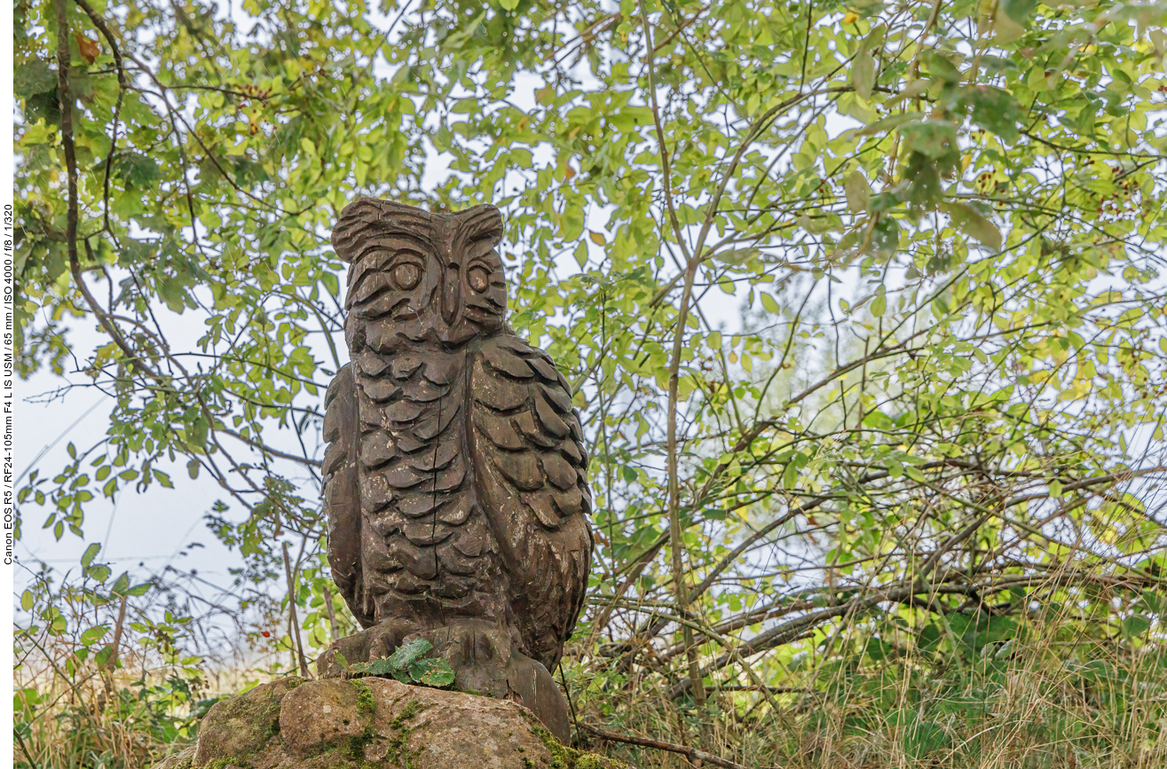 Uhu-Skulptur