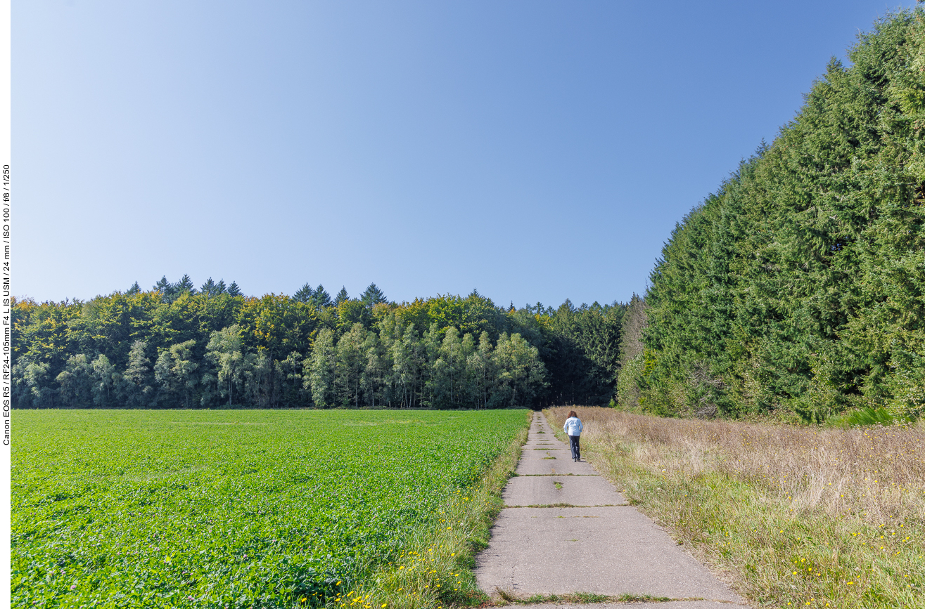 ... und der ging leicht bergauf