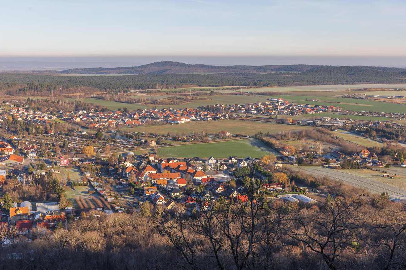 Blick auf die Siedlung Gehren