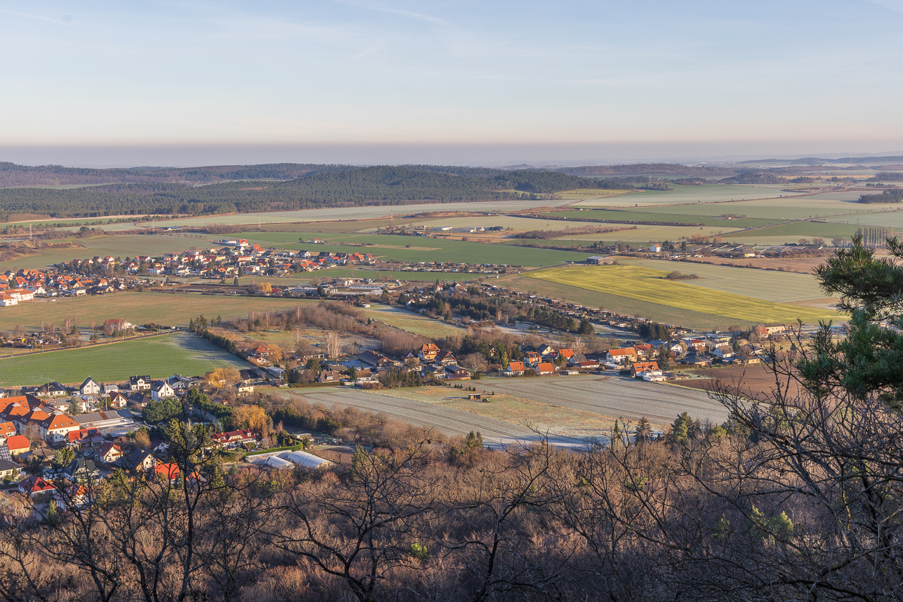 Blick auf die Siedlung Gehren