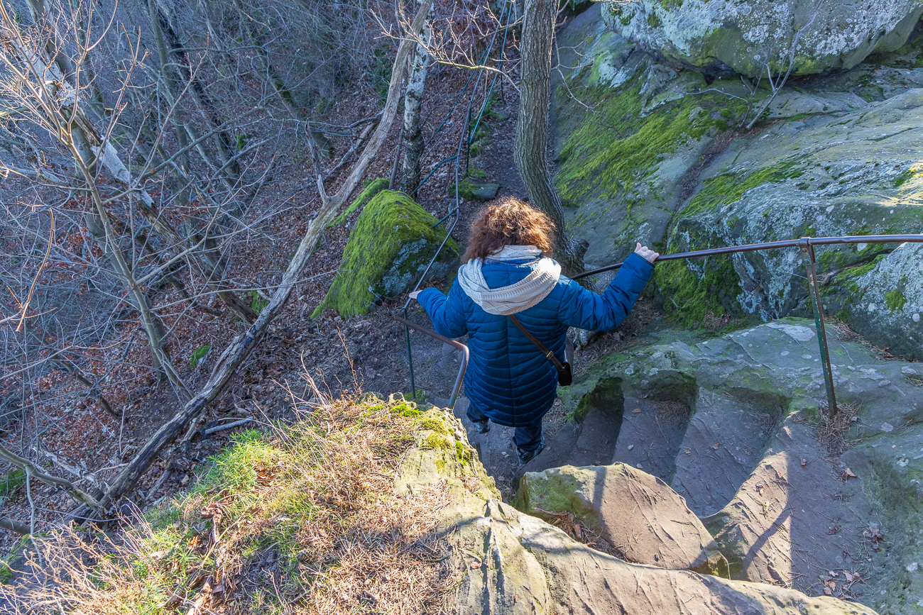 Ab und zu müssen Treppen überwunden werden