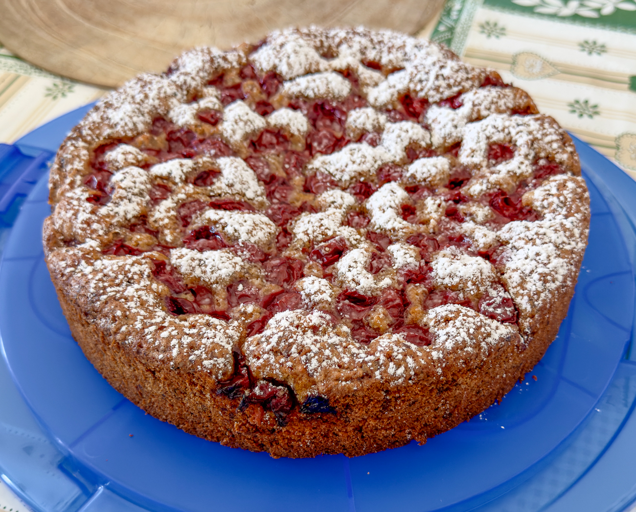 Kirschkuchen, Belohnung für die Höhenmeter ;-)