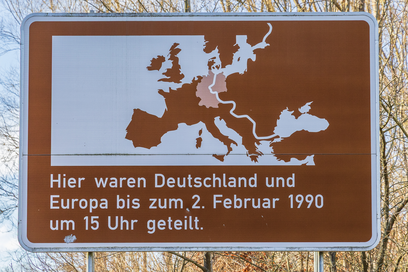 An der ehemaligen Grenze zwischen Hessen und Thüringen