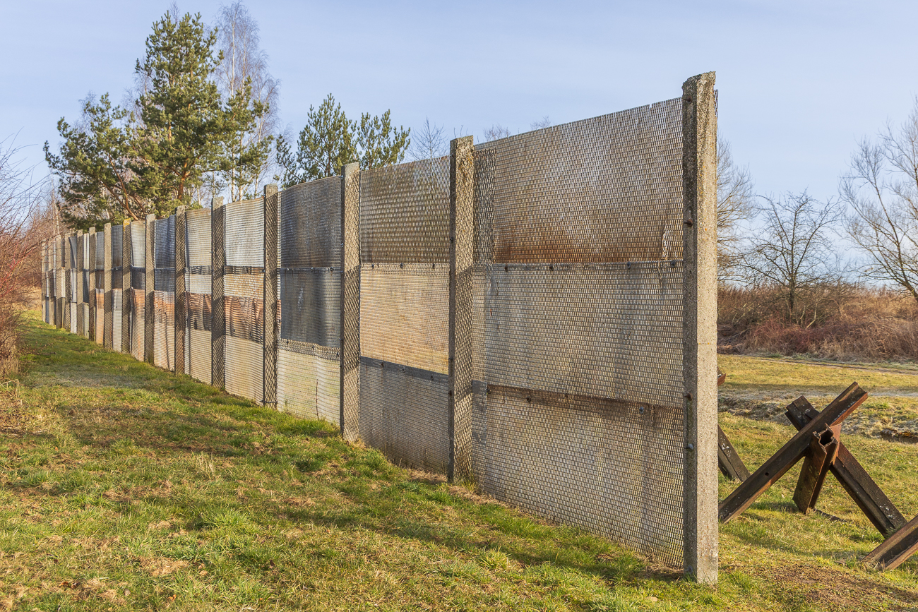 Ehemaliger Grenzzaun ...