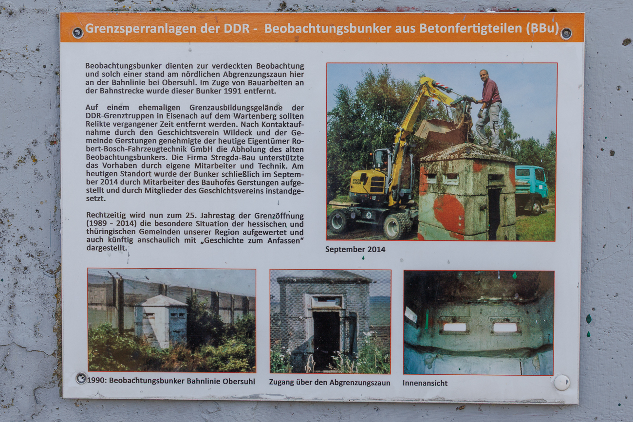 Infos zum Beobachtungsbunker