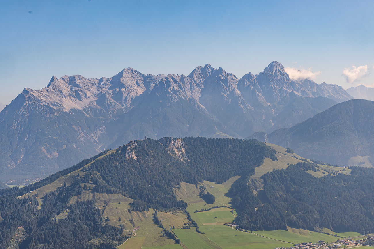 Blick auf die Loferer Steinberge