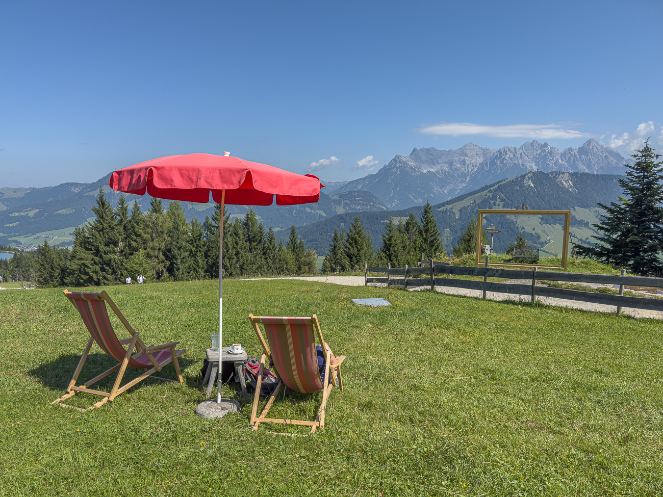 Rast am Wildalmgatterl ...