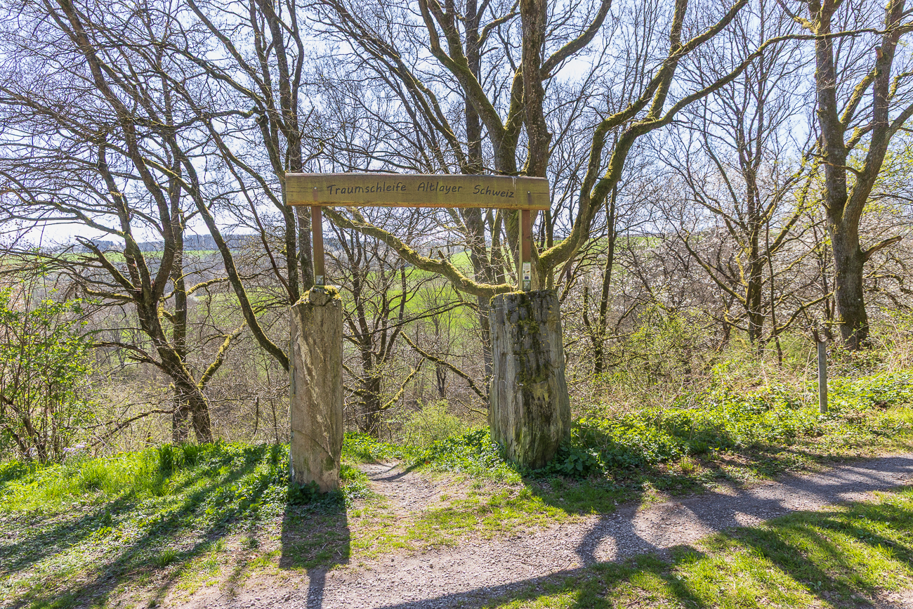Start der Wanderung am Portal Altlay