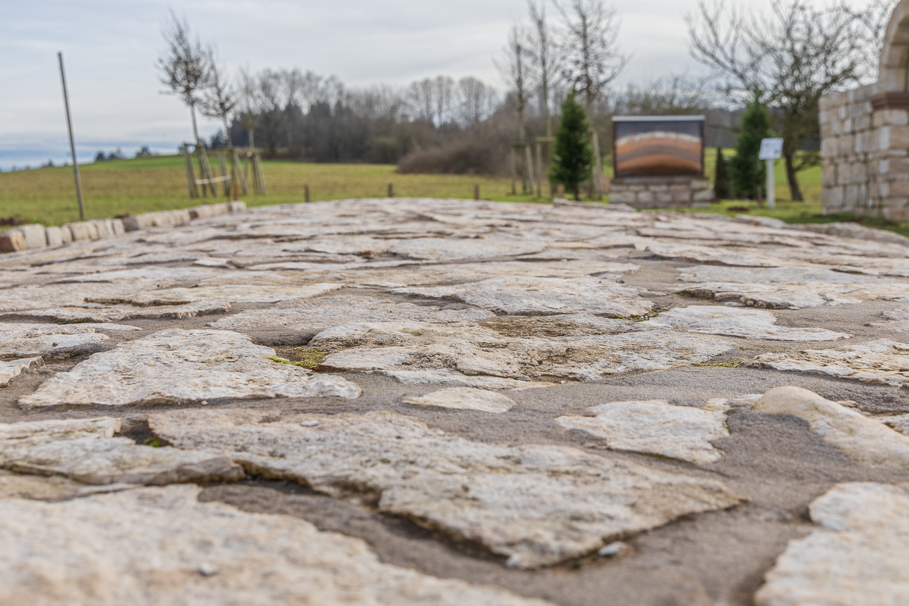 Pflastersteine der Römerstraße