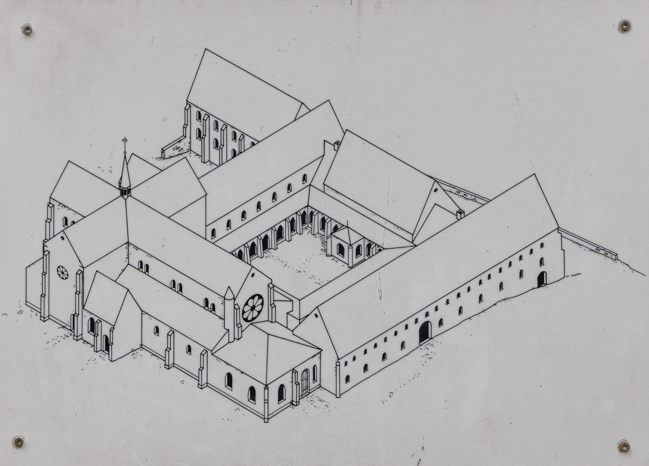 So könnte das Kloster einmal ausgesehen haben