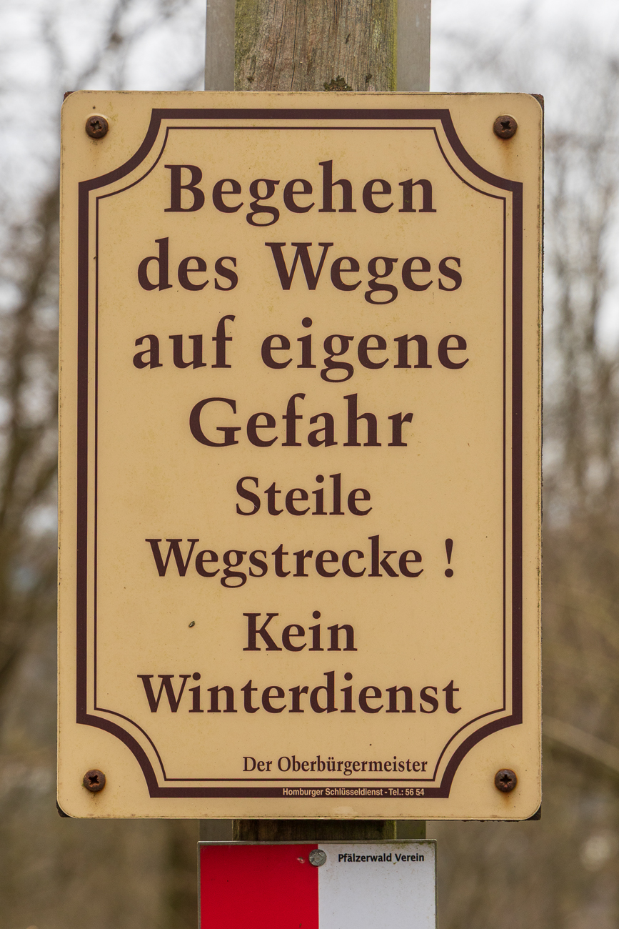 Von nun an geht's bergab ;-)