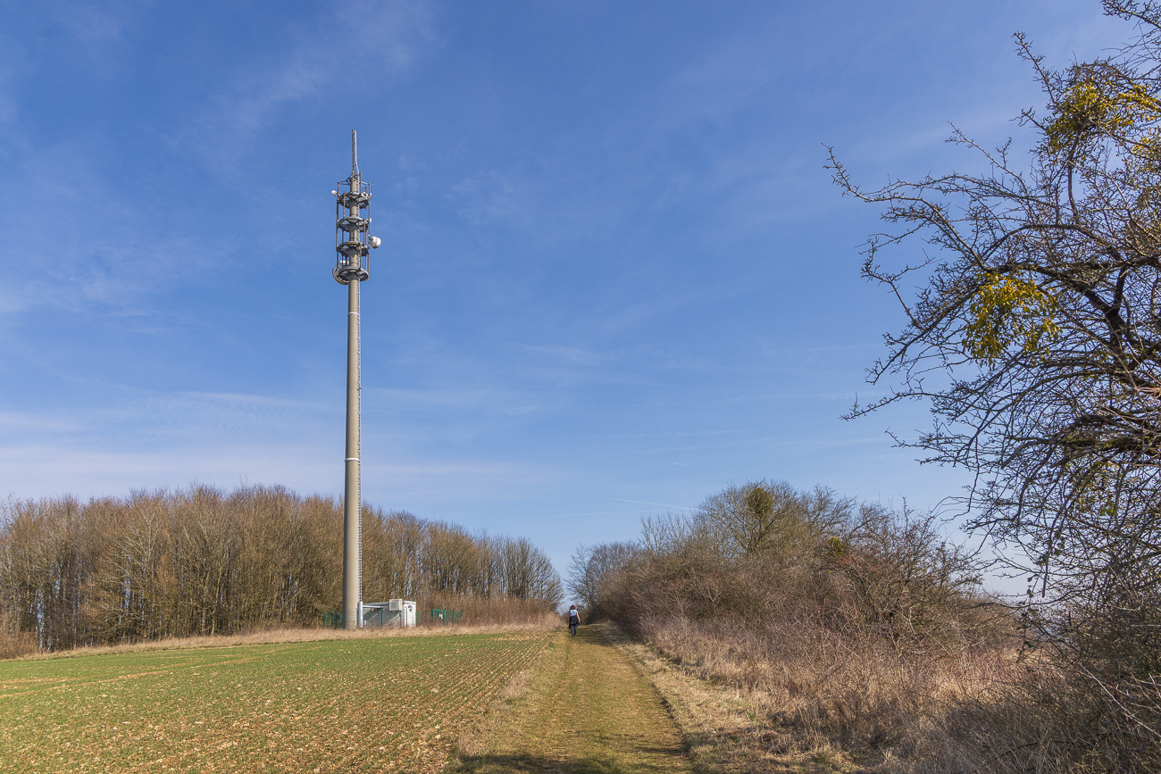 Sendeturm auf der Anhöhe