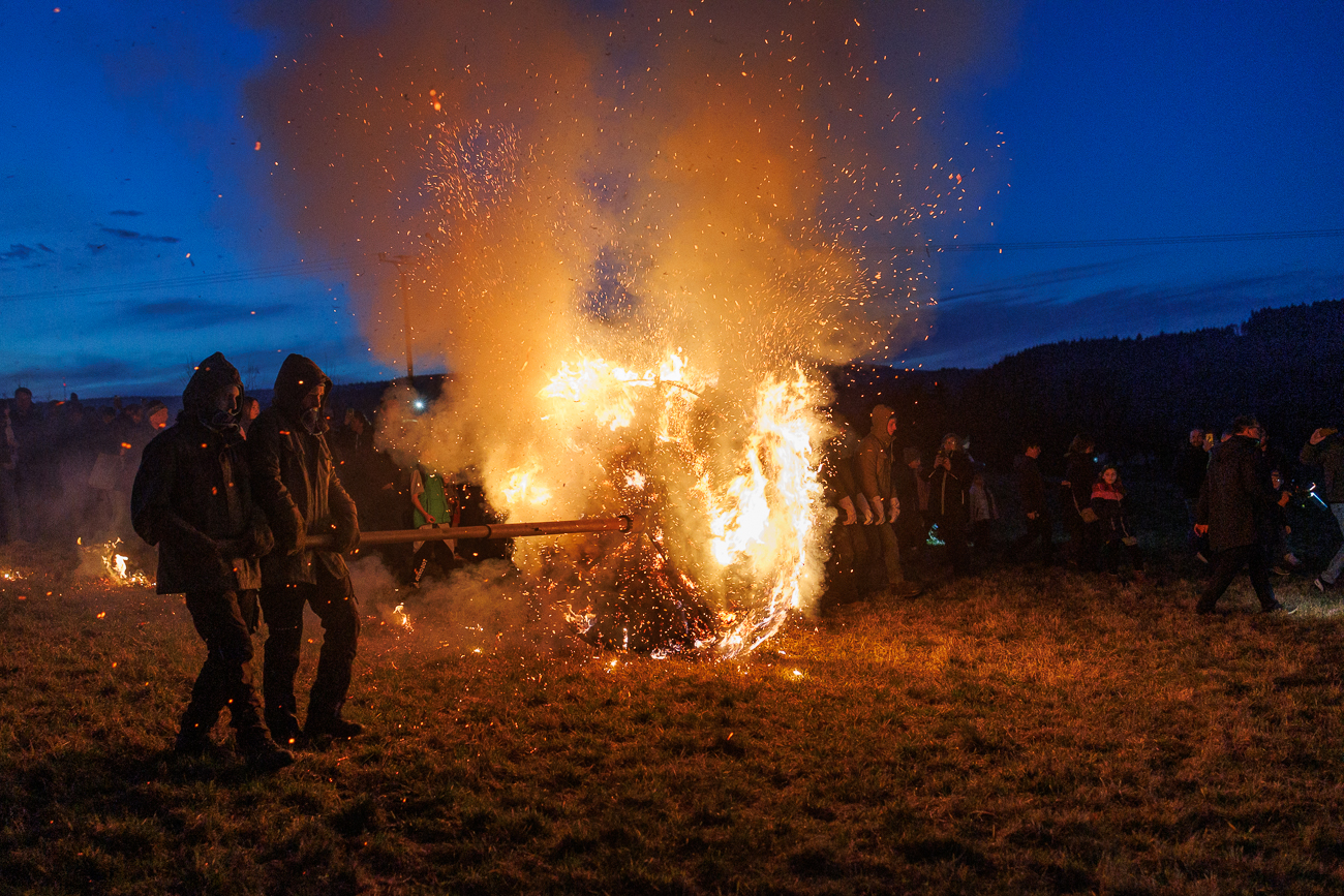 Zusammen mit dem Rad und den anderen Besuchern ...