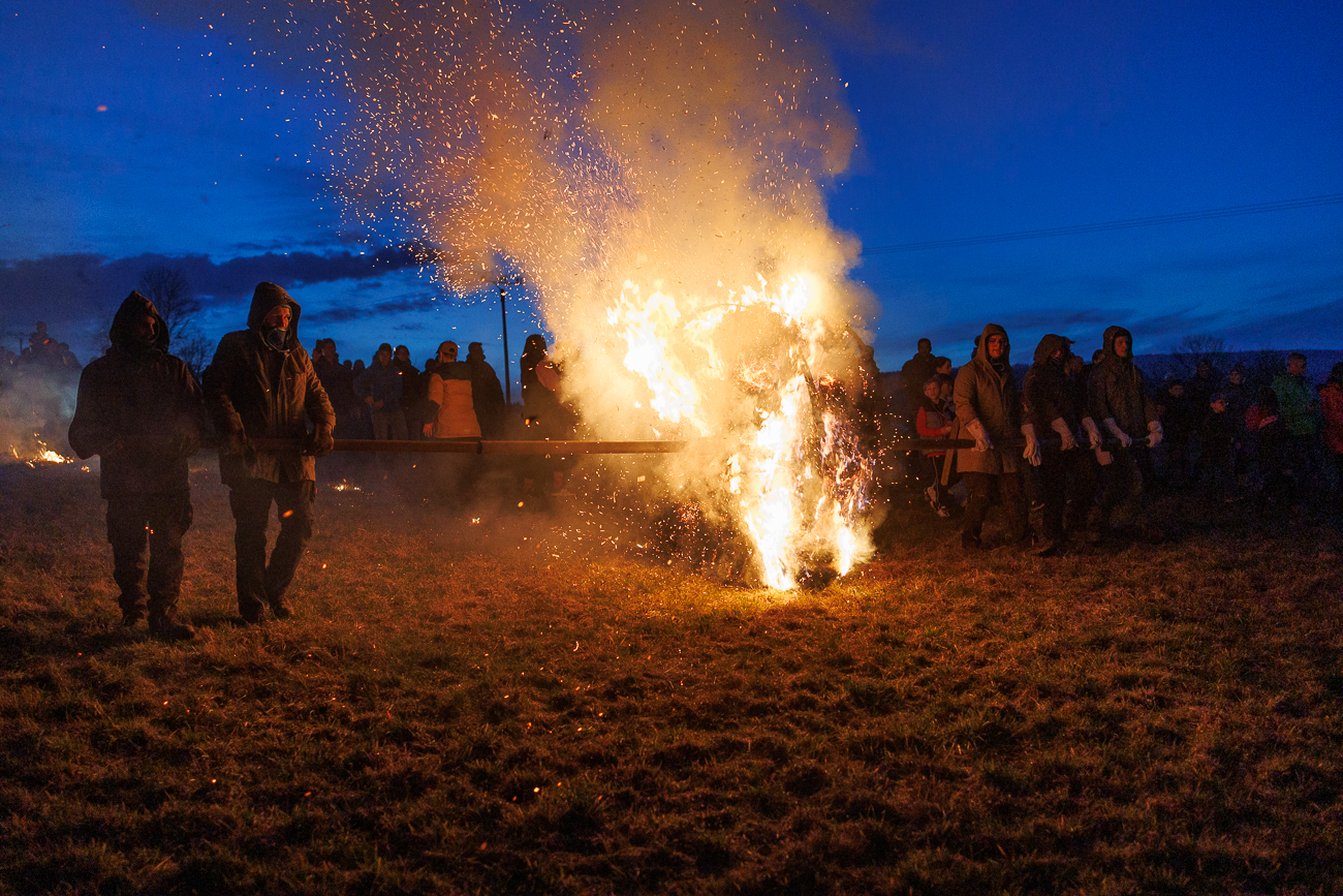 Der Wind tut sein Übriges ...