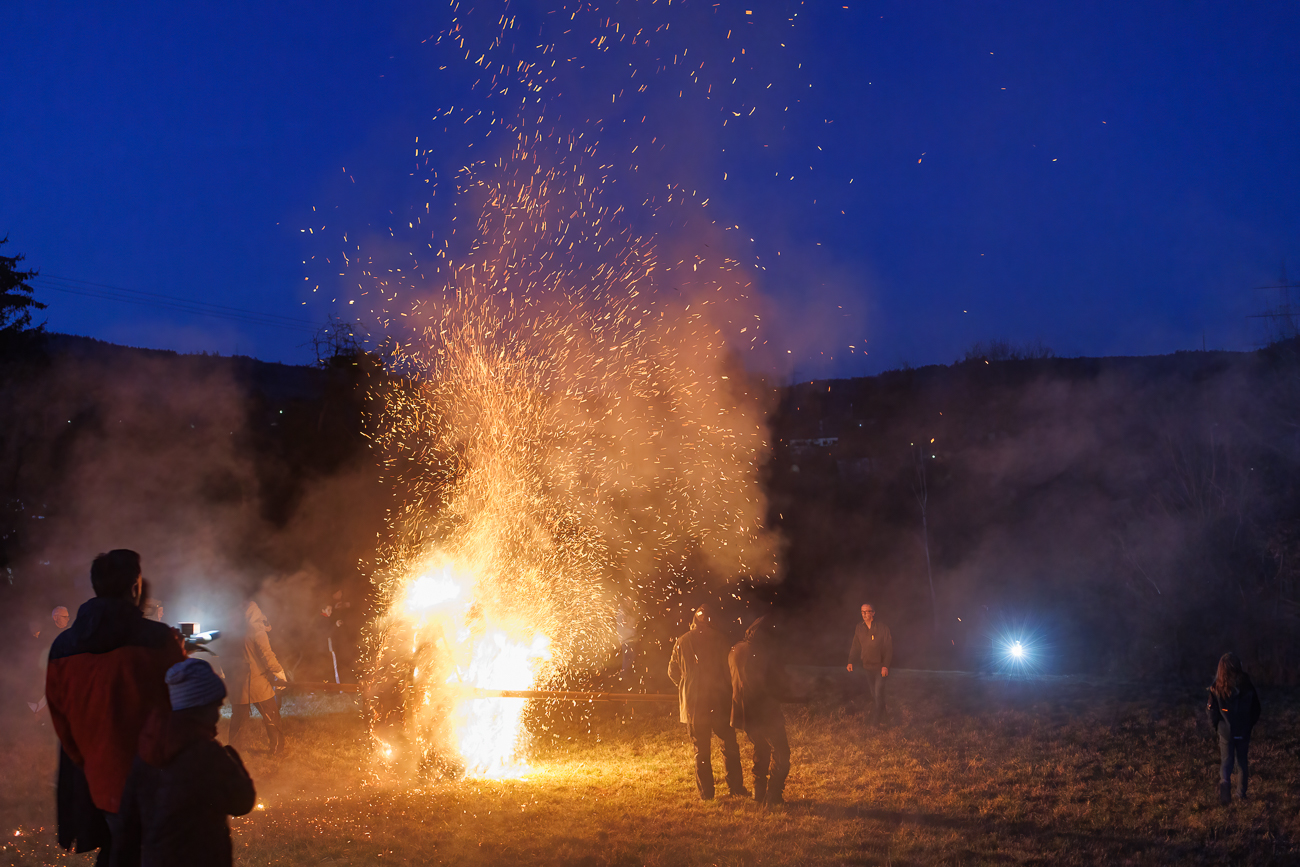 ... bis das Rad im Tal ankommt