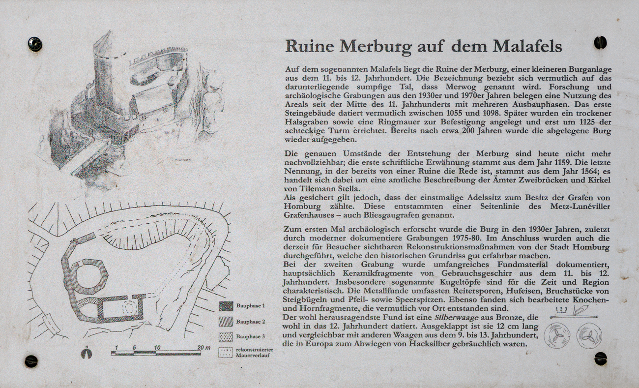 Infos zur Ruine Merburg