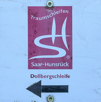 Kennzeichnung der Traumschleife "Dollbergschleife"
