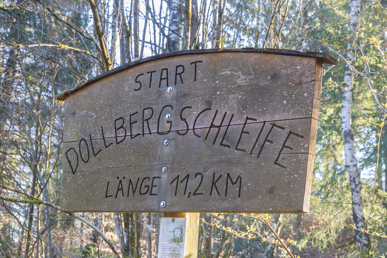 Start ist an der Köhlerhütte in Neuhütten 
