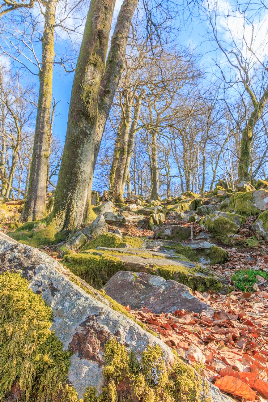 Hier ist Trittsicherheit erforderlich!