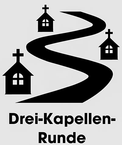 Kennzeichnung des Wanderwegs "Drei-Kapellen-Runde"