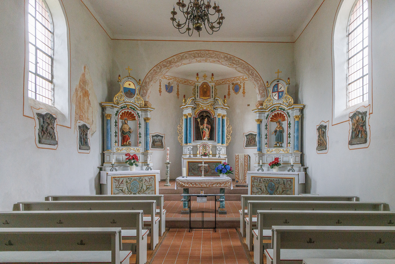 Im Inneren der Kapelle