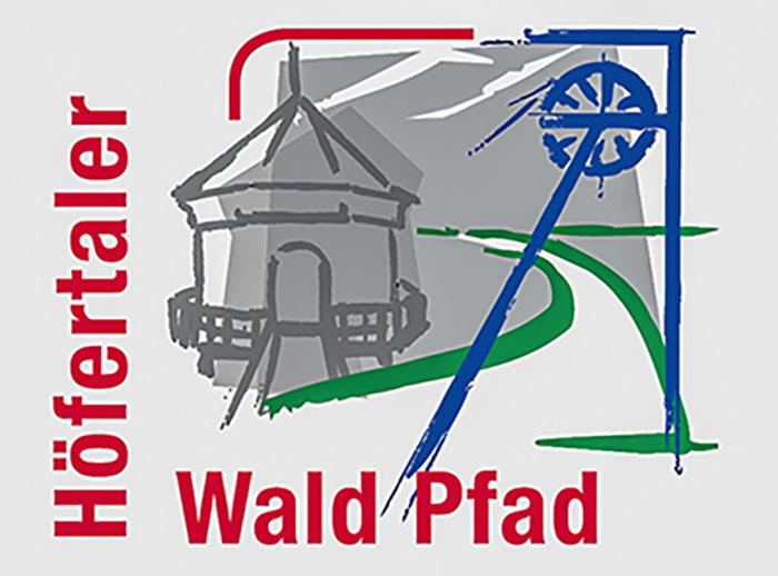 Kennzeichnung des Wanderwegs "Höfertaler Waldpfad"