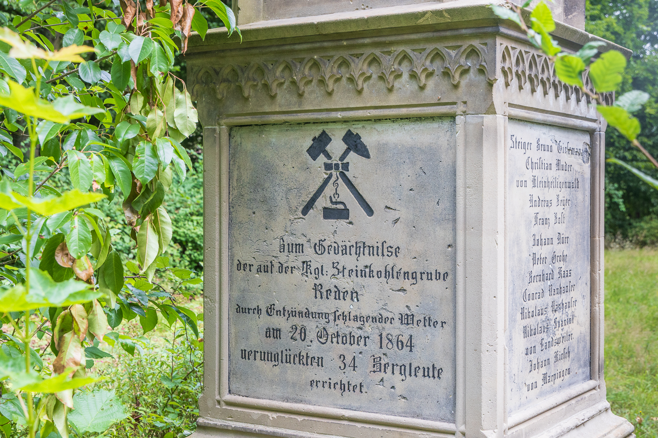 ... für die Opfer des Grubenunglücks 1864