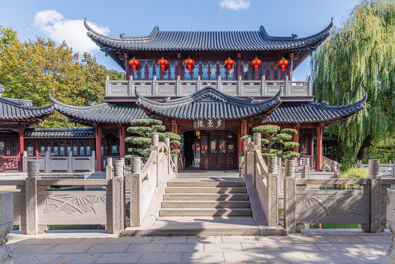 Eingang zum Chinesischen Teehaus