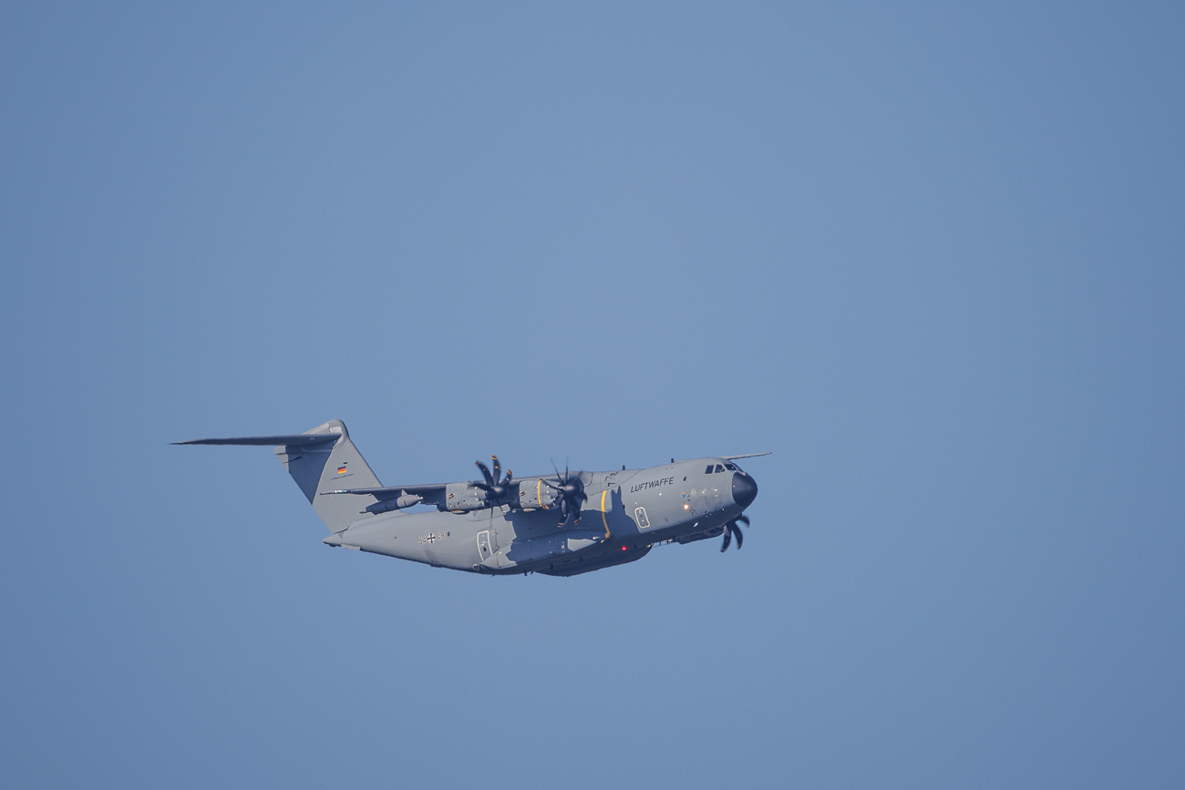 Airbus A400M beim &Uuml;berflug