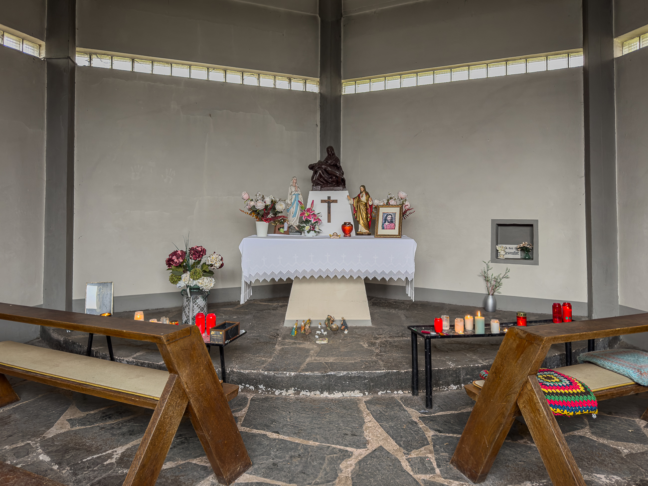 Im Inneren der Kapelle