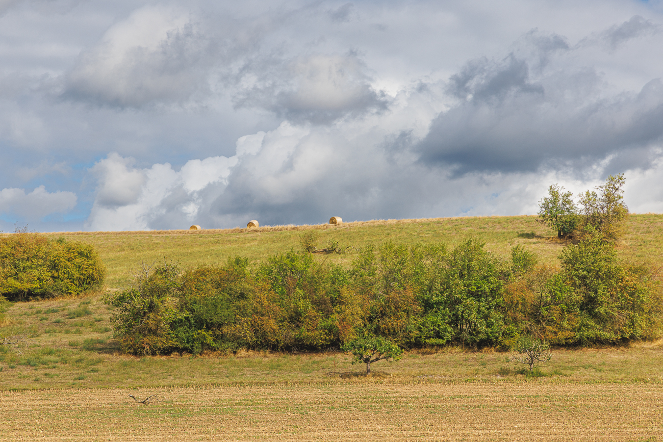Wolken &uuml;ber der Landschaft