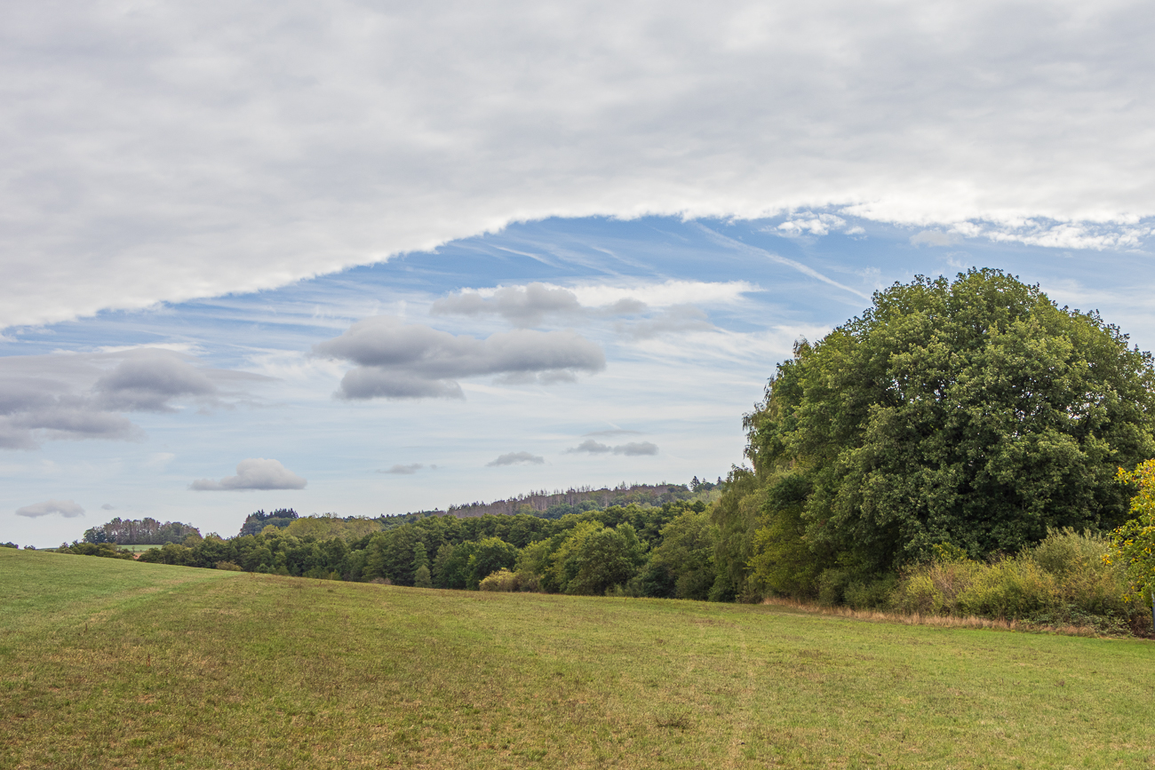 Merkwürdige Wolkenformation